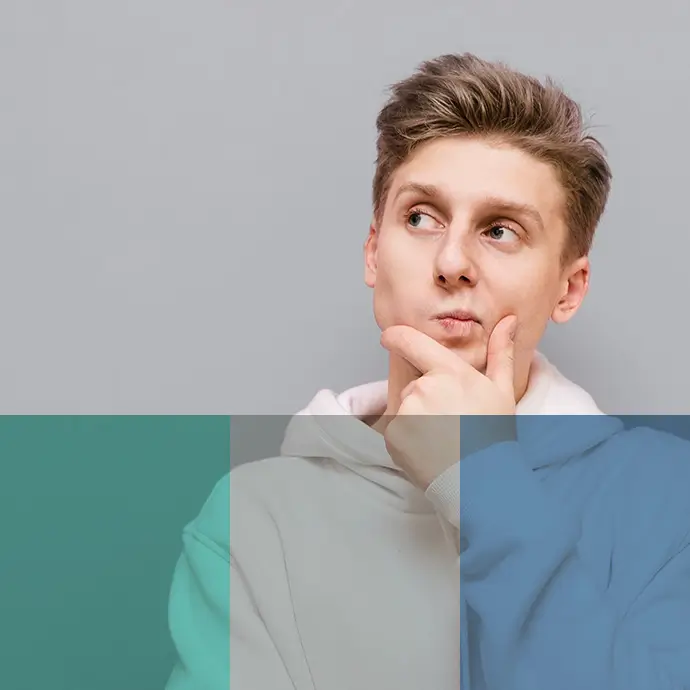 Person denkt nach